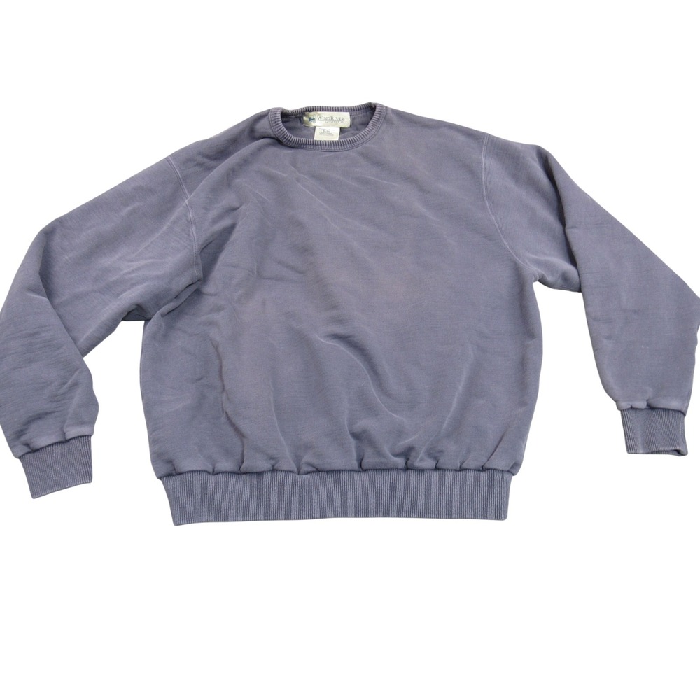 WindRiver Outfitting Co Mens XL Purple Cotton Crewneck Sweatshirt MGS100B